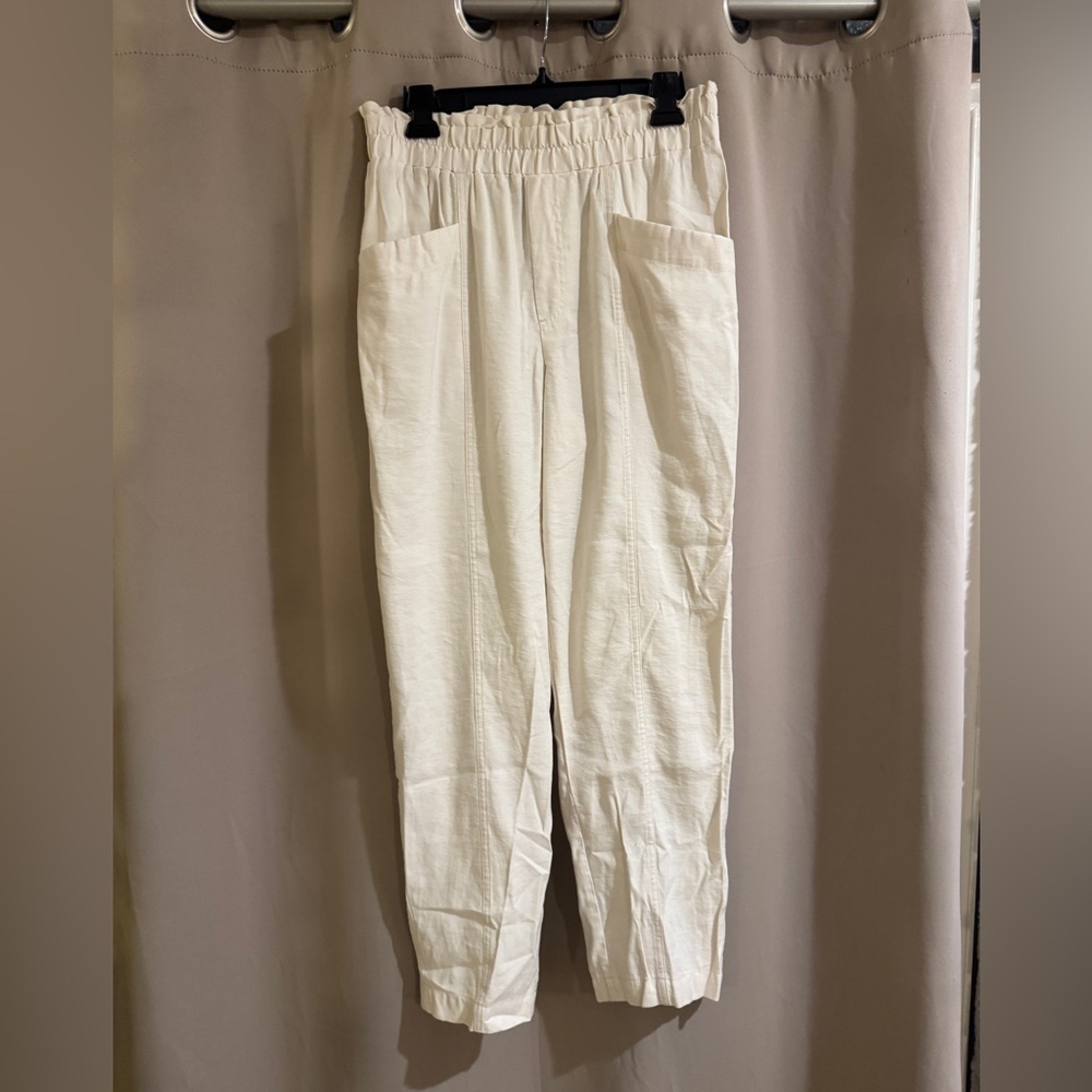 a new day Cream Cargo Pants with Pockets
